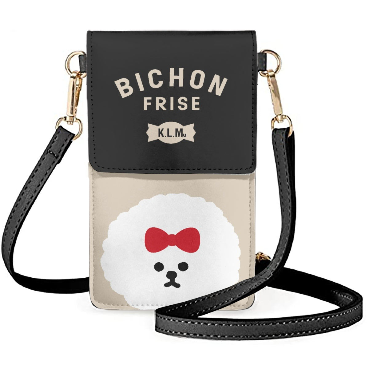 【In Stock】Bichonfrise Smartphone Bag / ビションフリーゼスマホバッグ